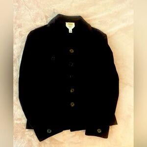 🔥Talbots Black Velvety Jacket🔥